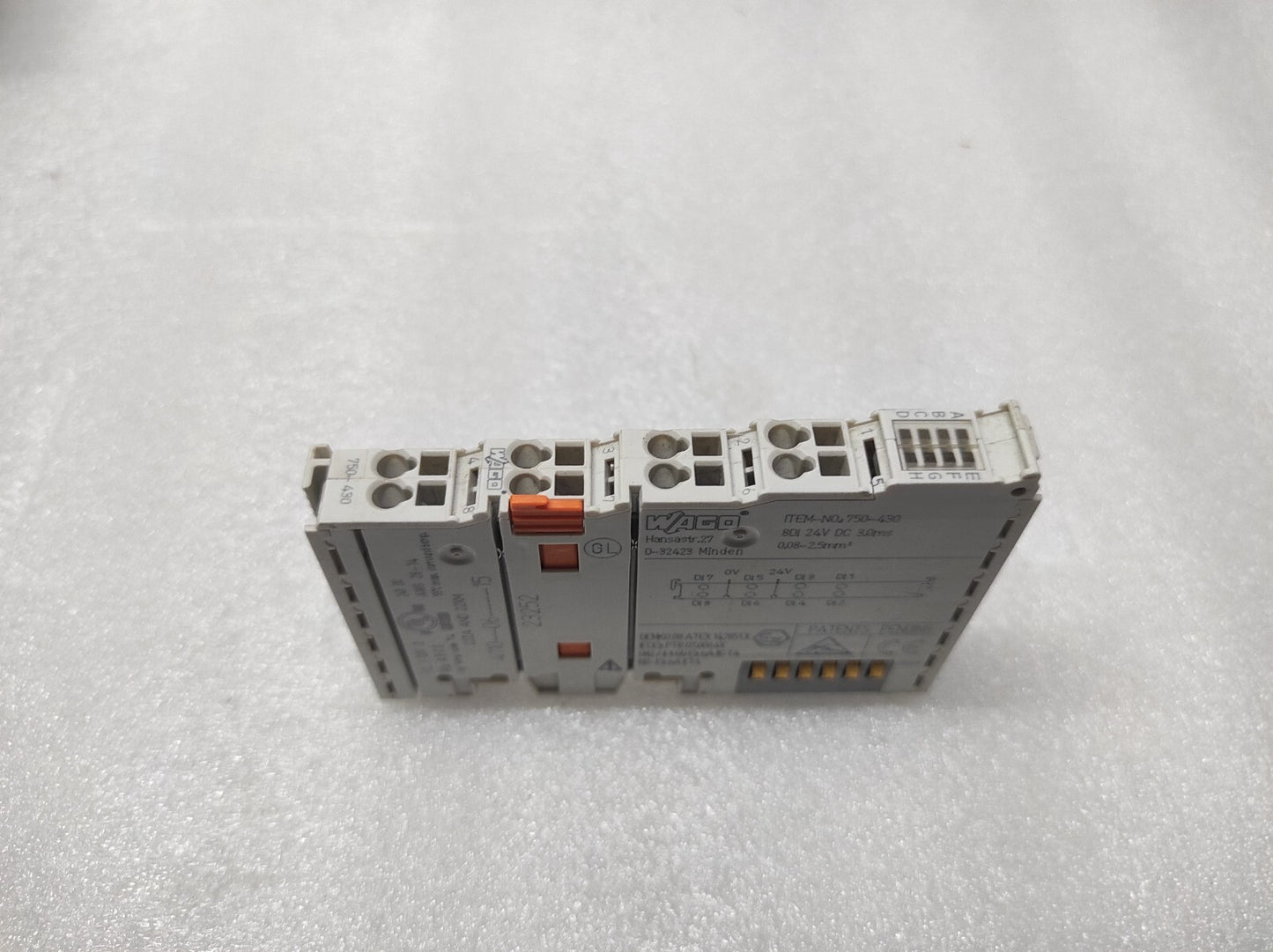 WAGO 750-430 DIGITAL INPUT MODULE