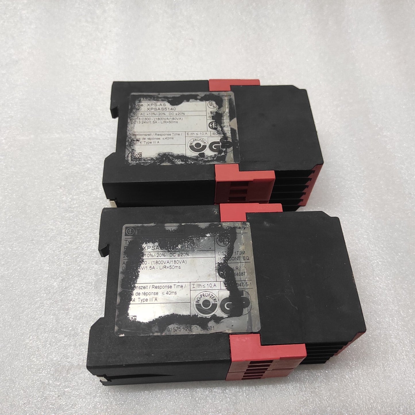 TELEMECANIQUE XPS-AS SAFETY RELAY XPSAS5140 24VAC/DC
