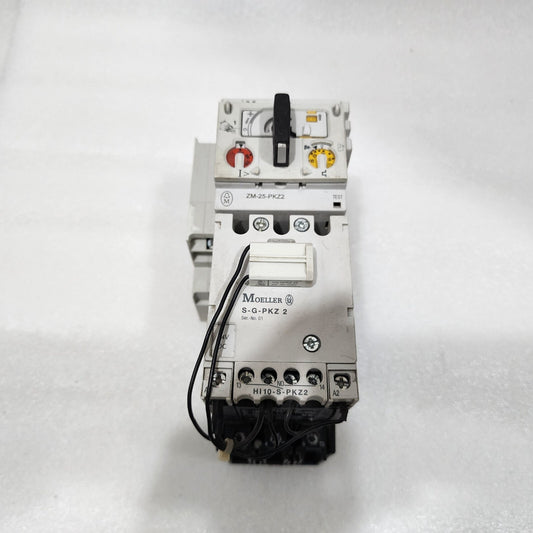 MOELLER ZM-25-PKZ2 MANUAL MOTOR PROTECTOR S-G-PKZ 2 HIGH CAPACITY CONTACT MODULE