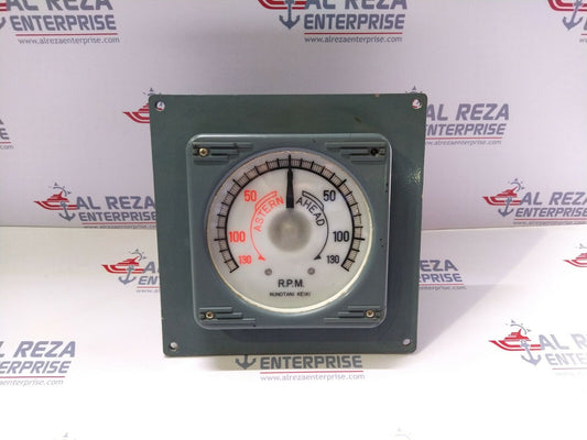 Nunotani Keiki JIS F 8521-FE 130K Electric Propeller Shaft Revolution Indicator