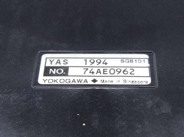 Yokogawa YAS 1994 SG8101 74AE0962 Volt Meter