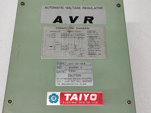 Taiyo ASC-32-4Z4 Automatic Voltage Regulator AVR ASC324Z4