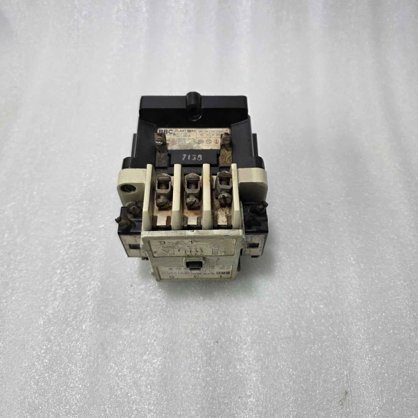 BBC BROWN BOVERI SLA40 B943 AC CONTACTOR 60A | 3 PHASE MOTOR CONTACTOR 220/380V