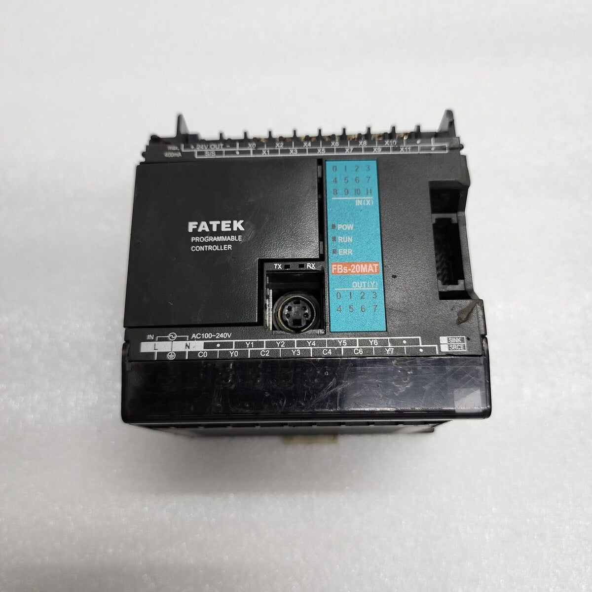 FATEK FBS-20MAT PROGRAMMABLE CONTROLLER 100-240VAC