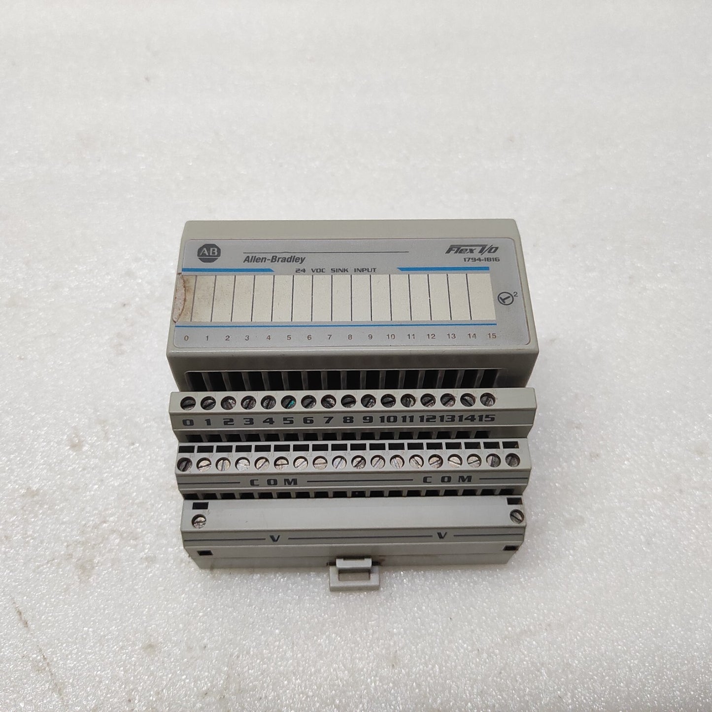 ALLEN BRADLEY FLEX I/O CAT 1794-IB16 96145675 DIGITAL INPUT MODULE 1794-TB2 9615