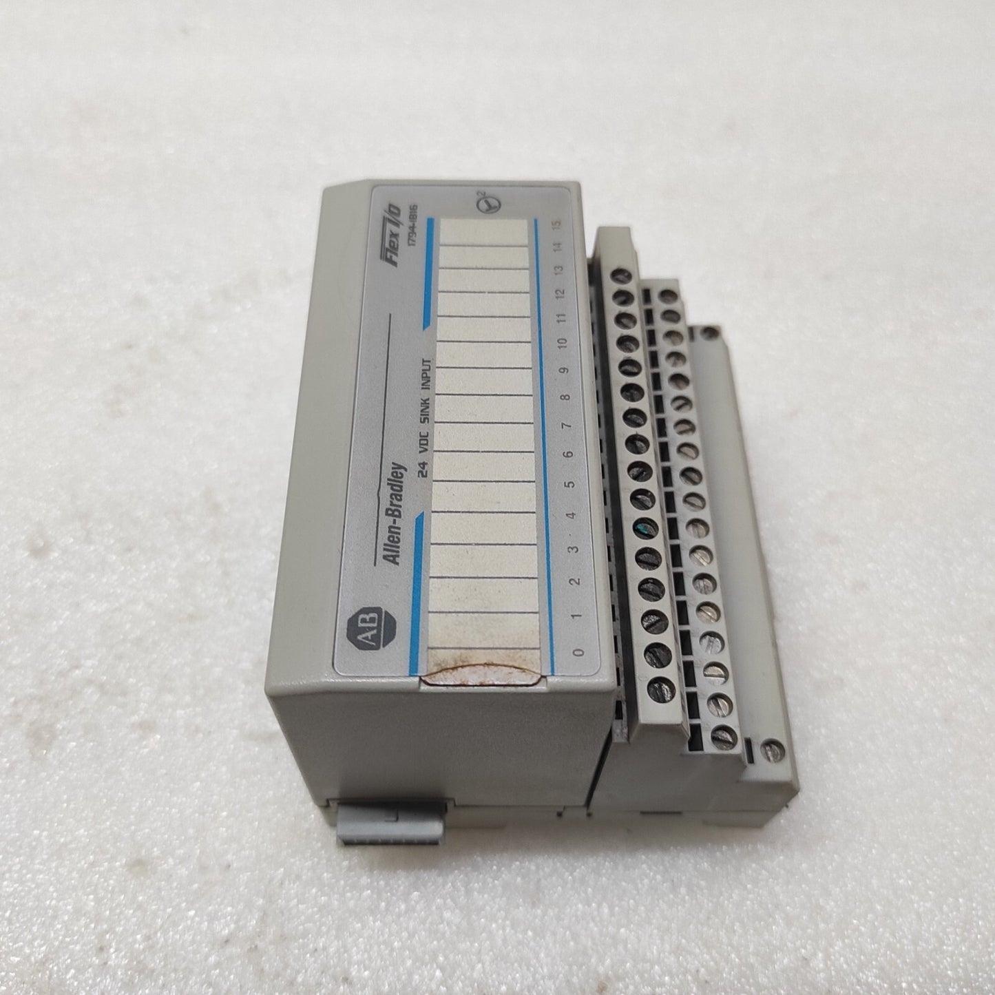 ALLEN BRADLEY FLEX I/O CAT 1794-IB16 96145675 DIGITAL INPUT MODULE 1794-TB2 9615