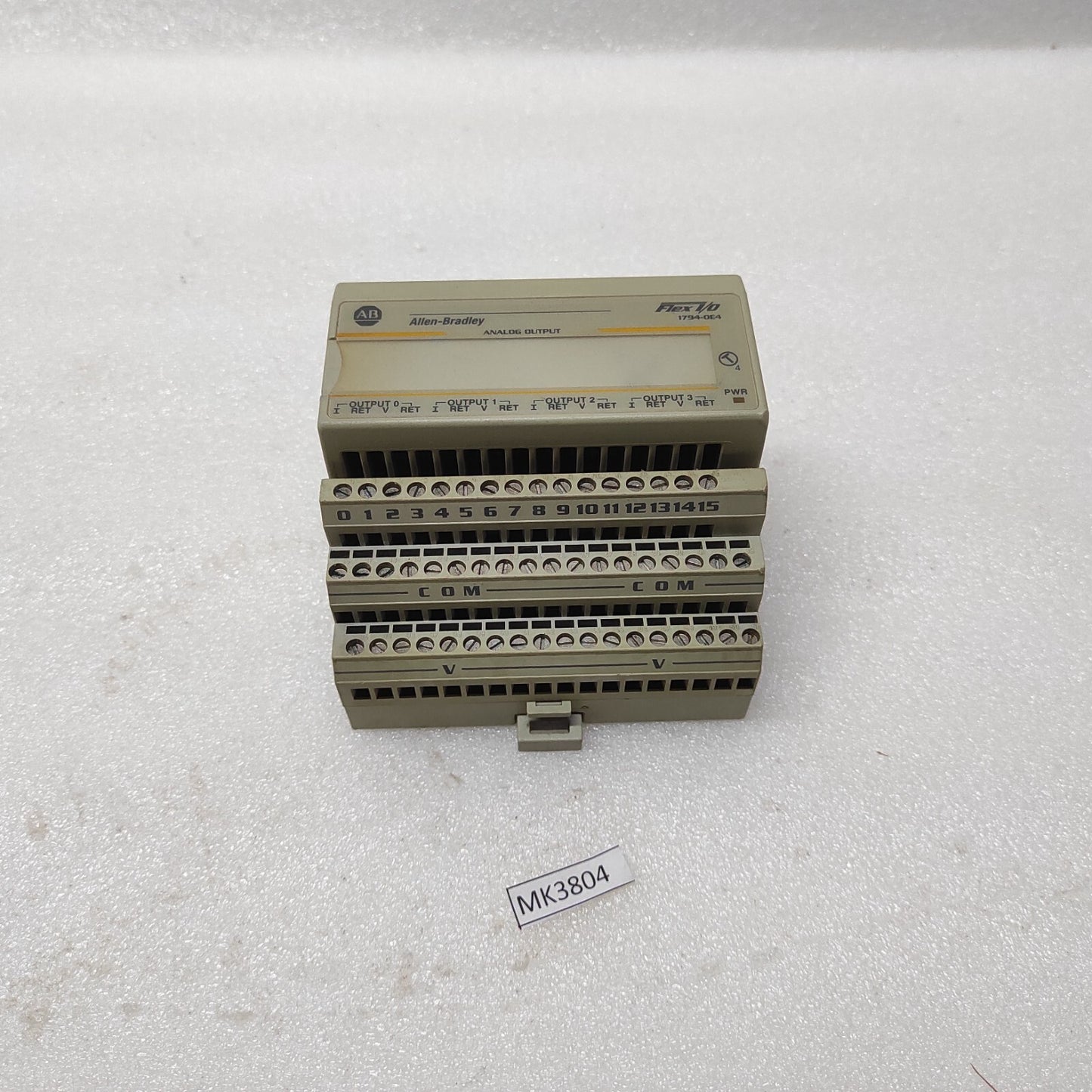ALLEN BRADLEY CAT 1794-OE4 FLEX I/O ANALOG MODULE 96219476 1794-TB3 96145475