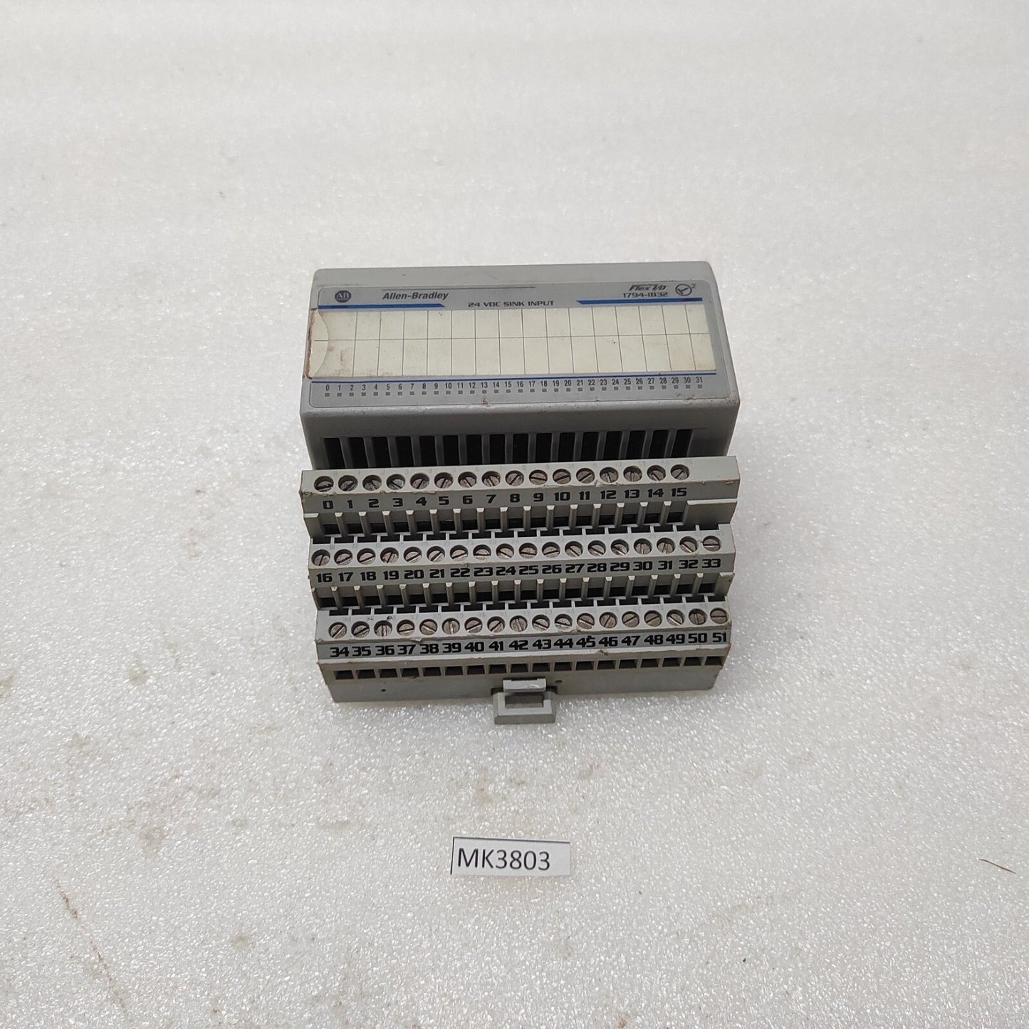 ALLEN BRADLEY CAT 1794-IB32 FLEX I/O DIGITAL INPUT MODULE 1794-TB32 92415471