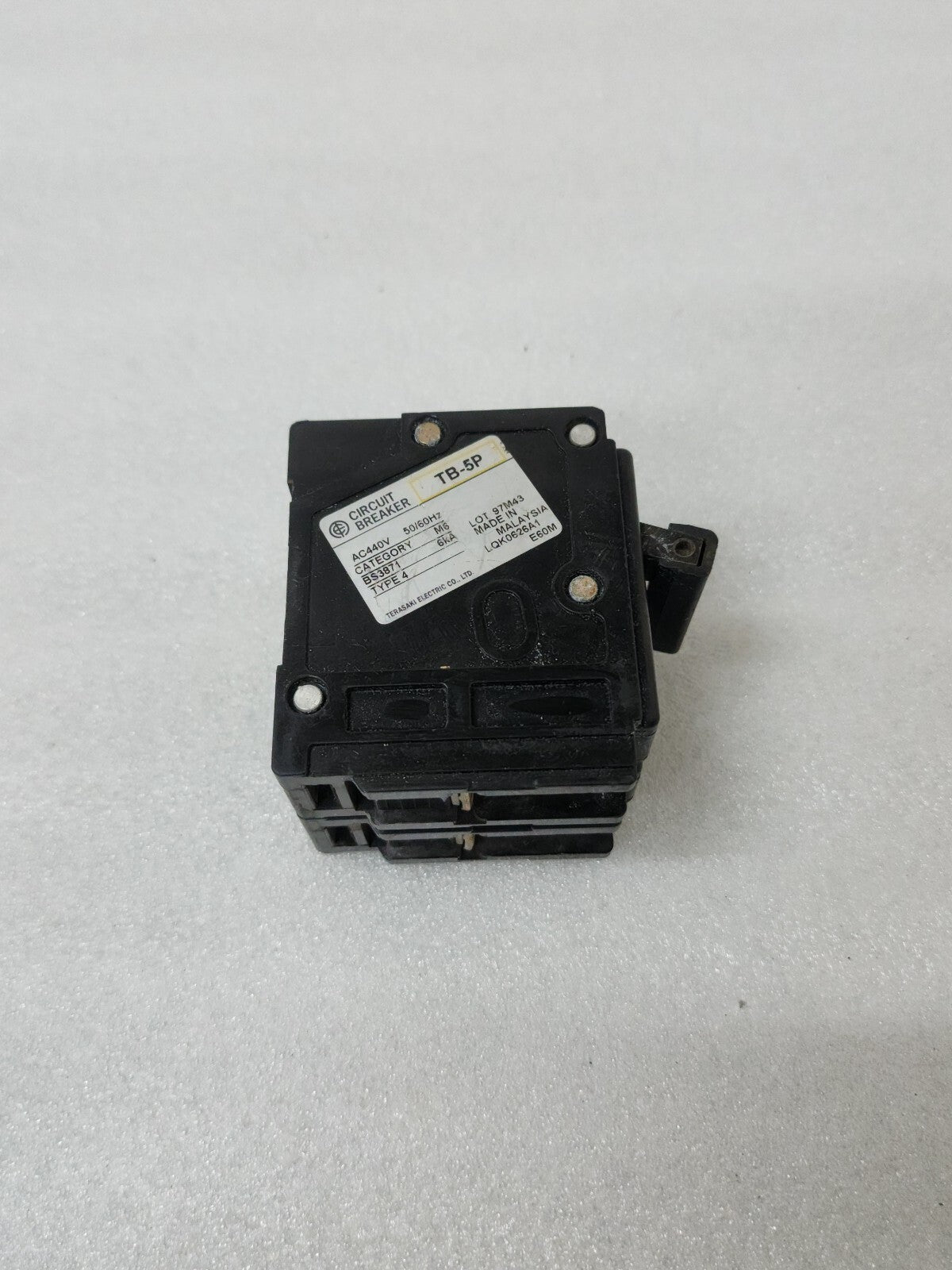 TERASAKI TB-5P 2-POLE CIRCUIT BREAKER 20A