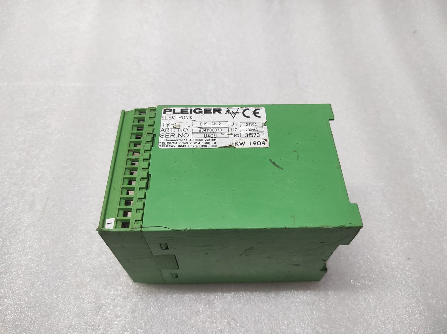 PLEIGER EHS CM2 CONTROL MODULE 9341100070