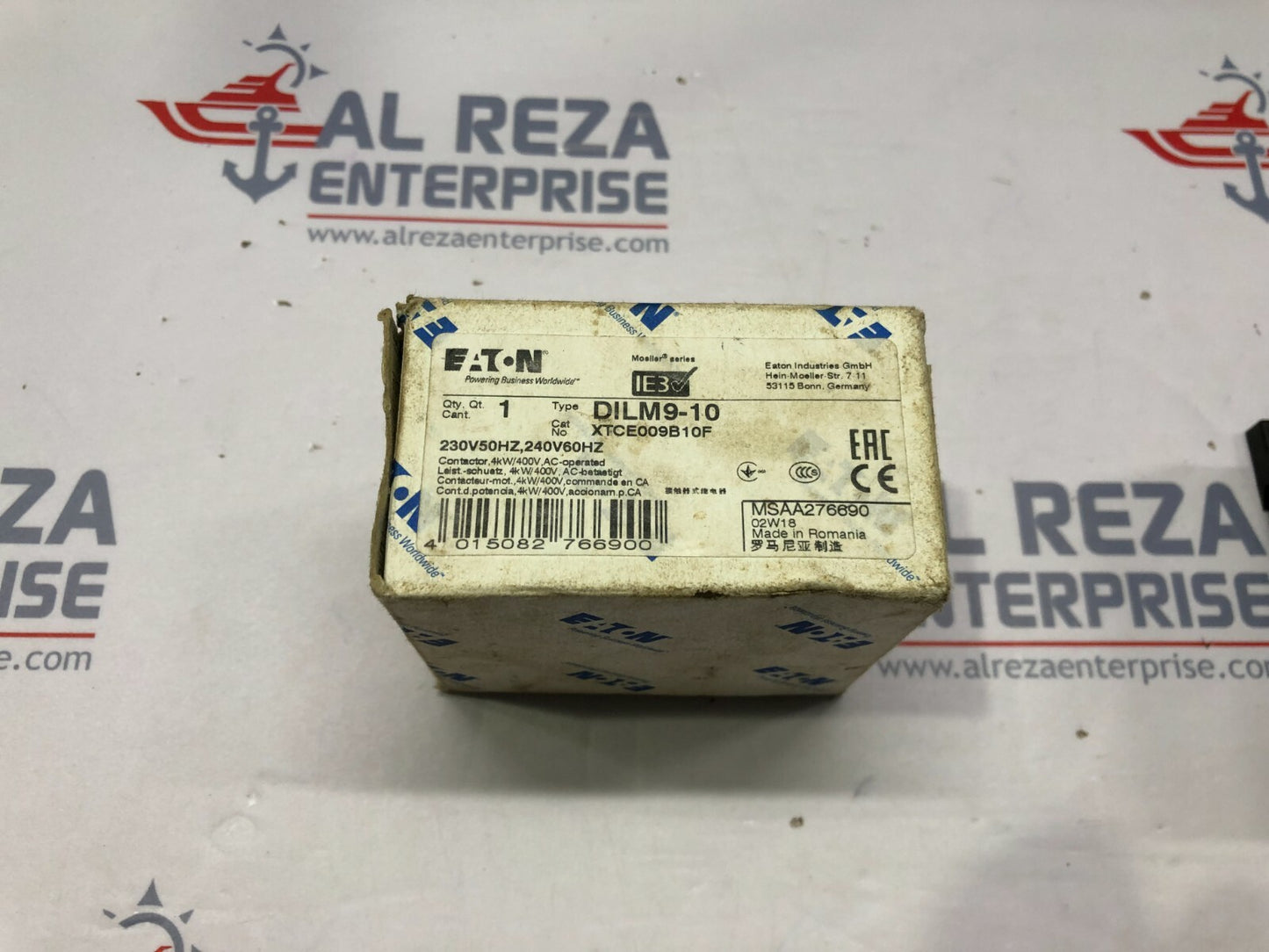 EATON DILM9-10 3-POLE CONTACTOR XTCE009B10F 230V