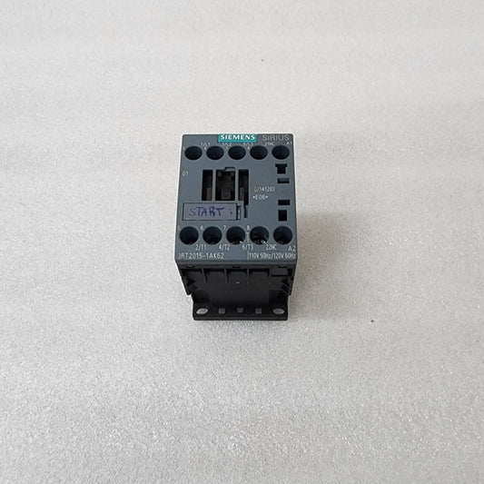 SIEMENS 3RT2015-1AK62 AC POWER CONTACTOR 110-120V