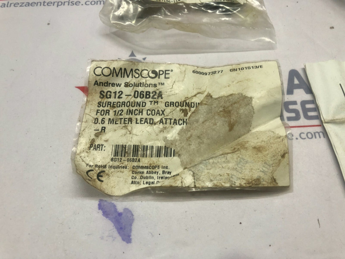 COMMSCOPE SG12-06B2A GROUNDING KIT FOR 1/2 IN COAXIAL CABLE