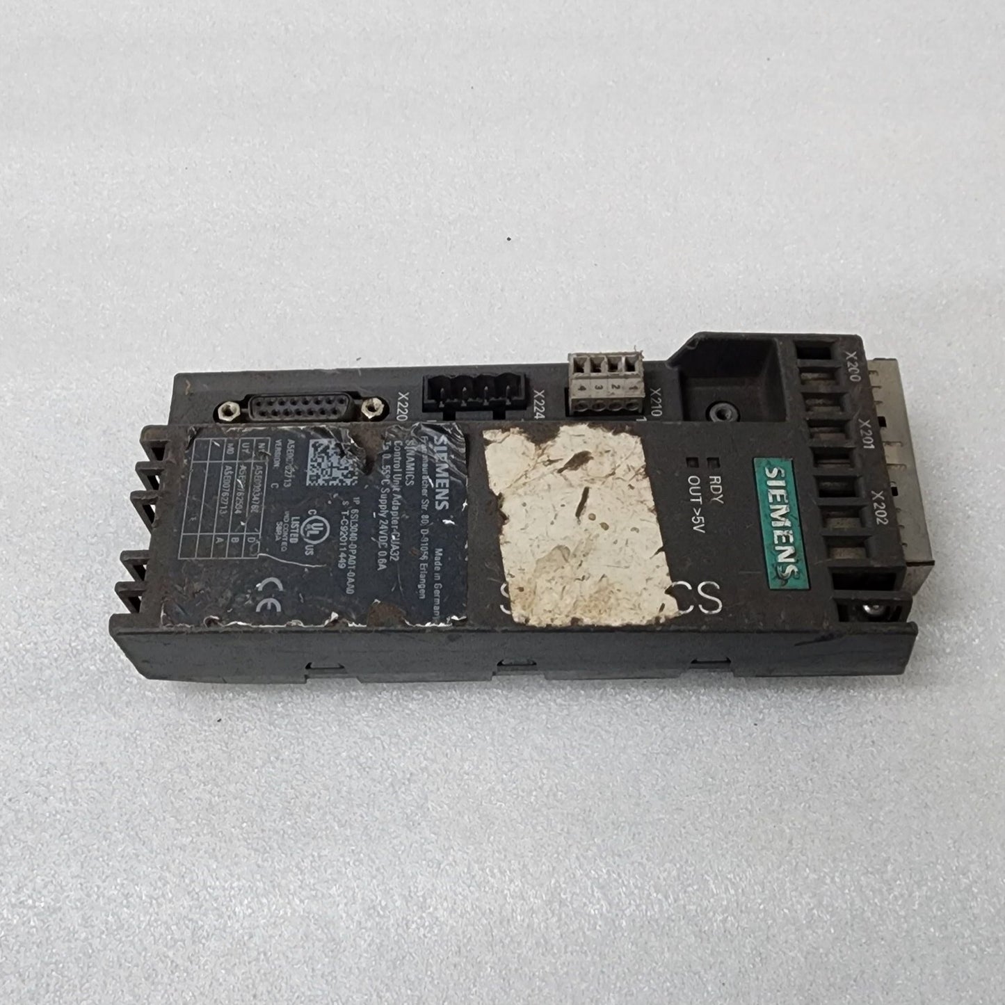 SIEMENS 6SL3040-0PA01-0AA0 CUA32 CONTROL UNIT ADAPTER