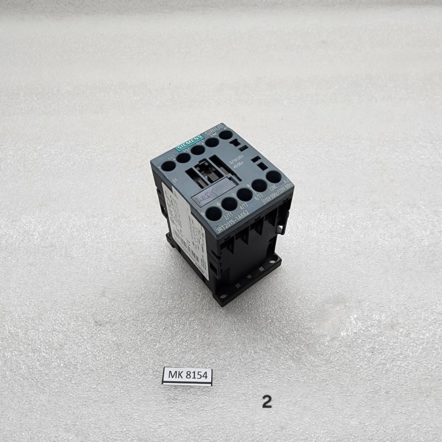 SIEMENS 3RT2015-1AK62 AC POWER CONTACTOR 110-120V