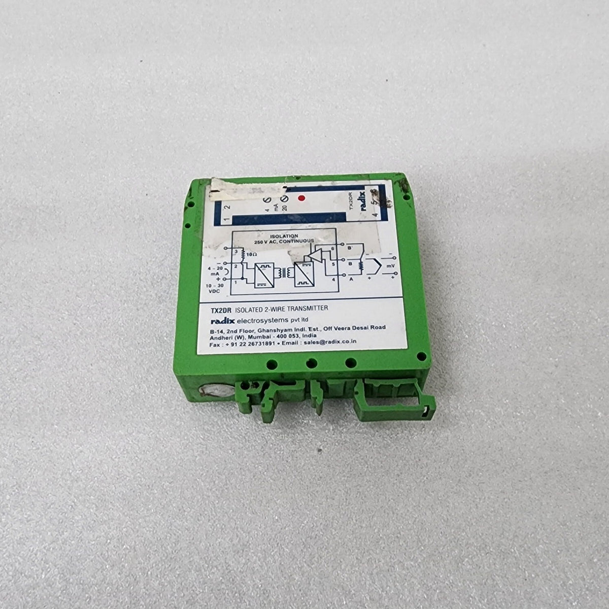 RADIX TX2DR TEMPERATURE TRANSMITTER 10-30V