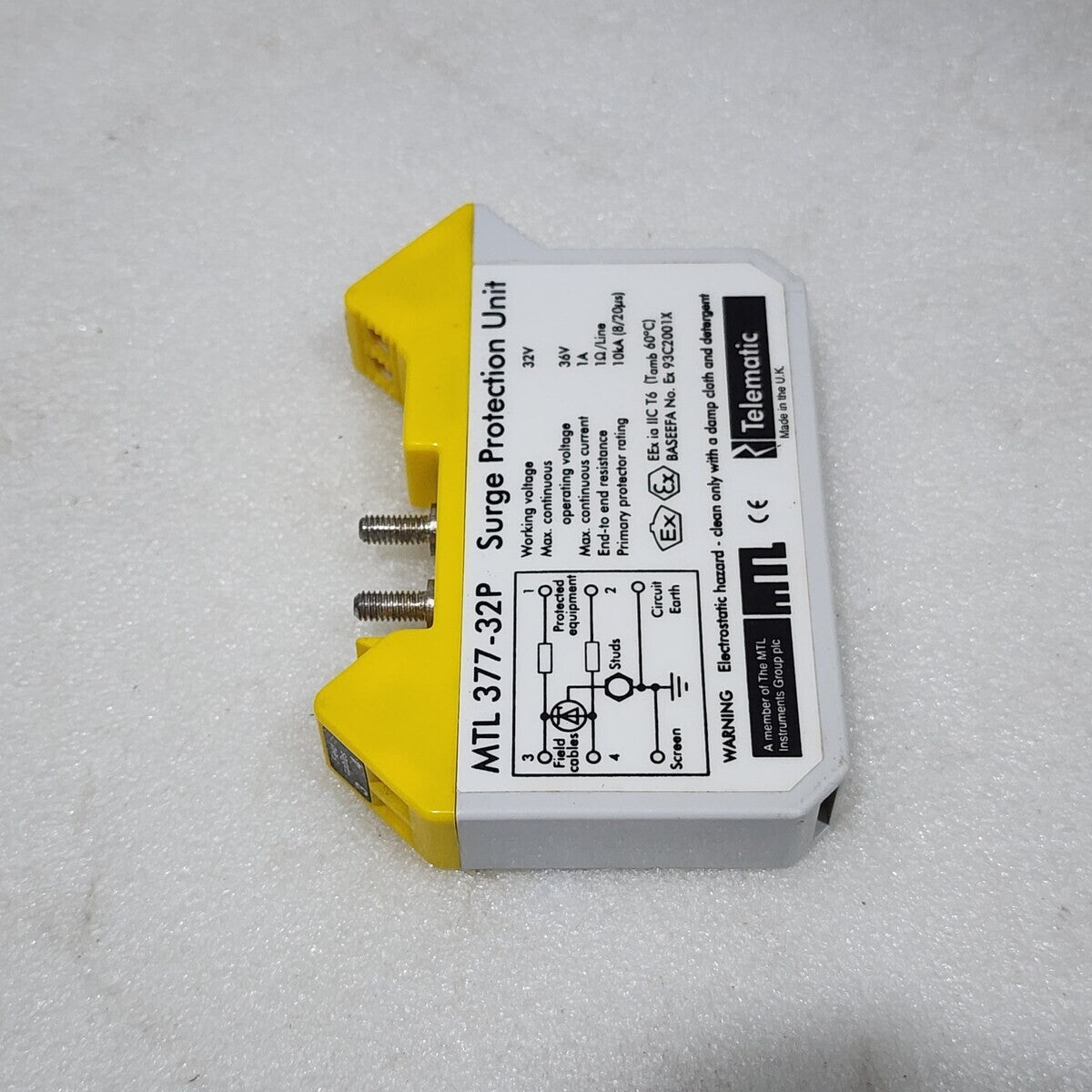 TELEMATIC MTL 377-32P SURGE PROTECTION UNIT MEASUREMENT TECHNOLOGY