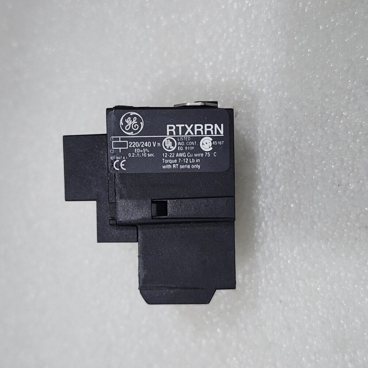 GENERAL ELECTRIC RTXRRN AUTOMATION SWITCH ELECTRIC REMOTE