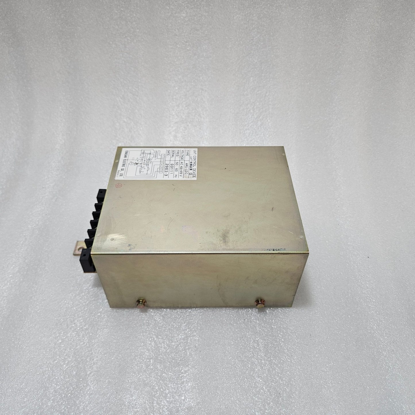 TERASAKI UVT CONTROL DEVICE ARU-IDC 430-470V AC 50/60HZ TA-6314-1-1