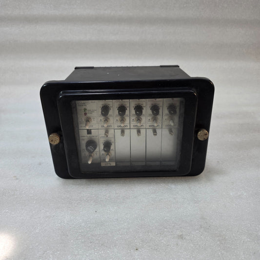 OMRON K6EM-PS MULTI CHANNEL EARTH LEAKAGE RELAY PANEL 100/200VAC