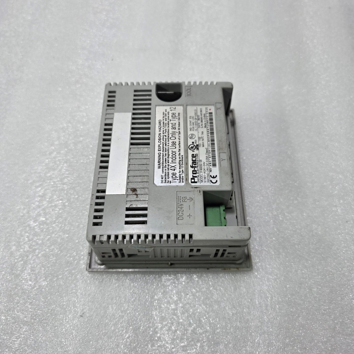 PRO-FACE ST401-AG41-24V HMI TOUCH PANEL 24V DC 3180053-03