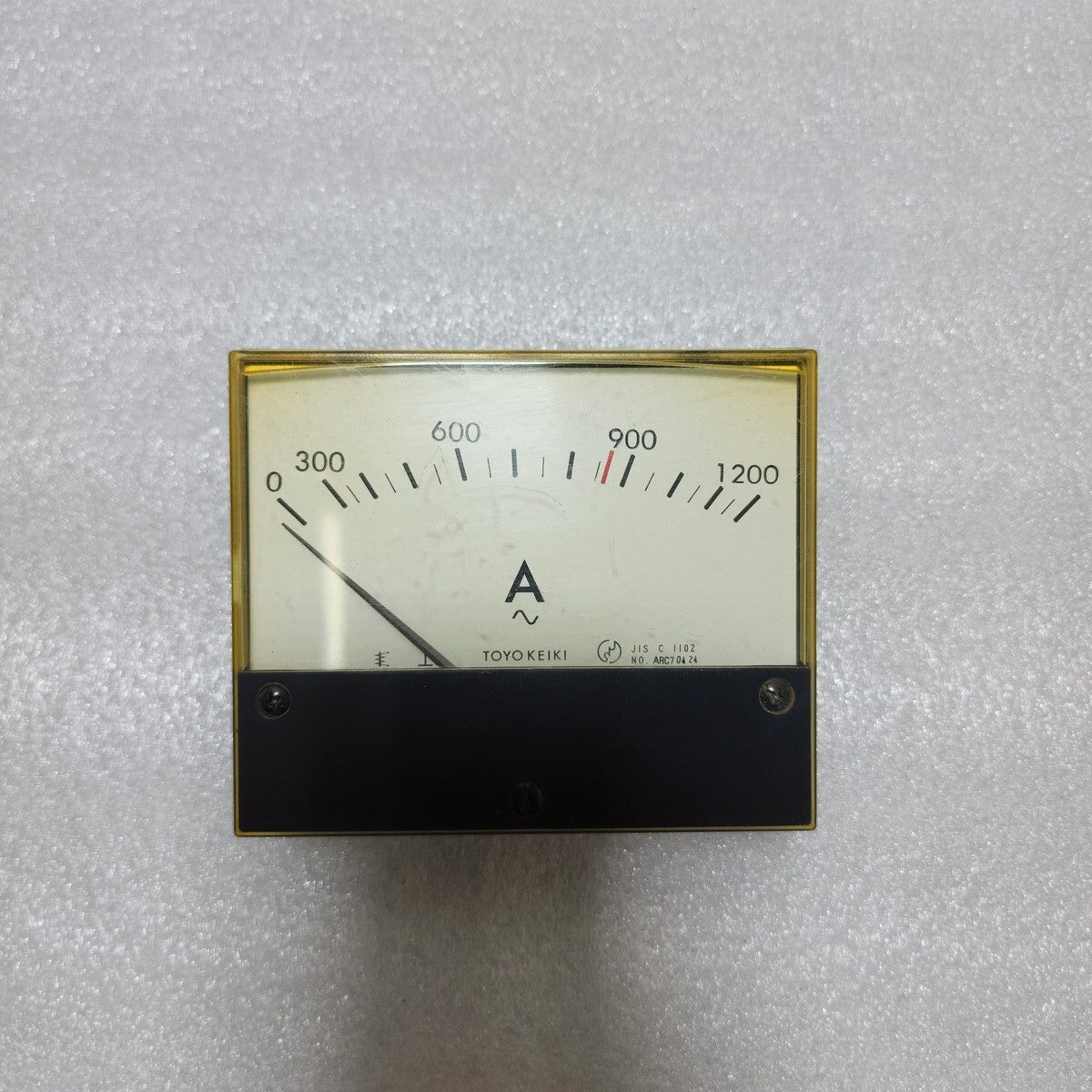 TOYO KEIKI ACF-12N AMMETER 0-1200A