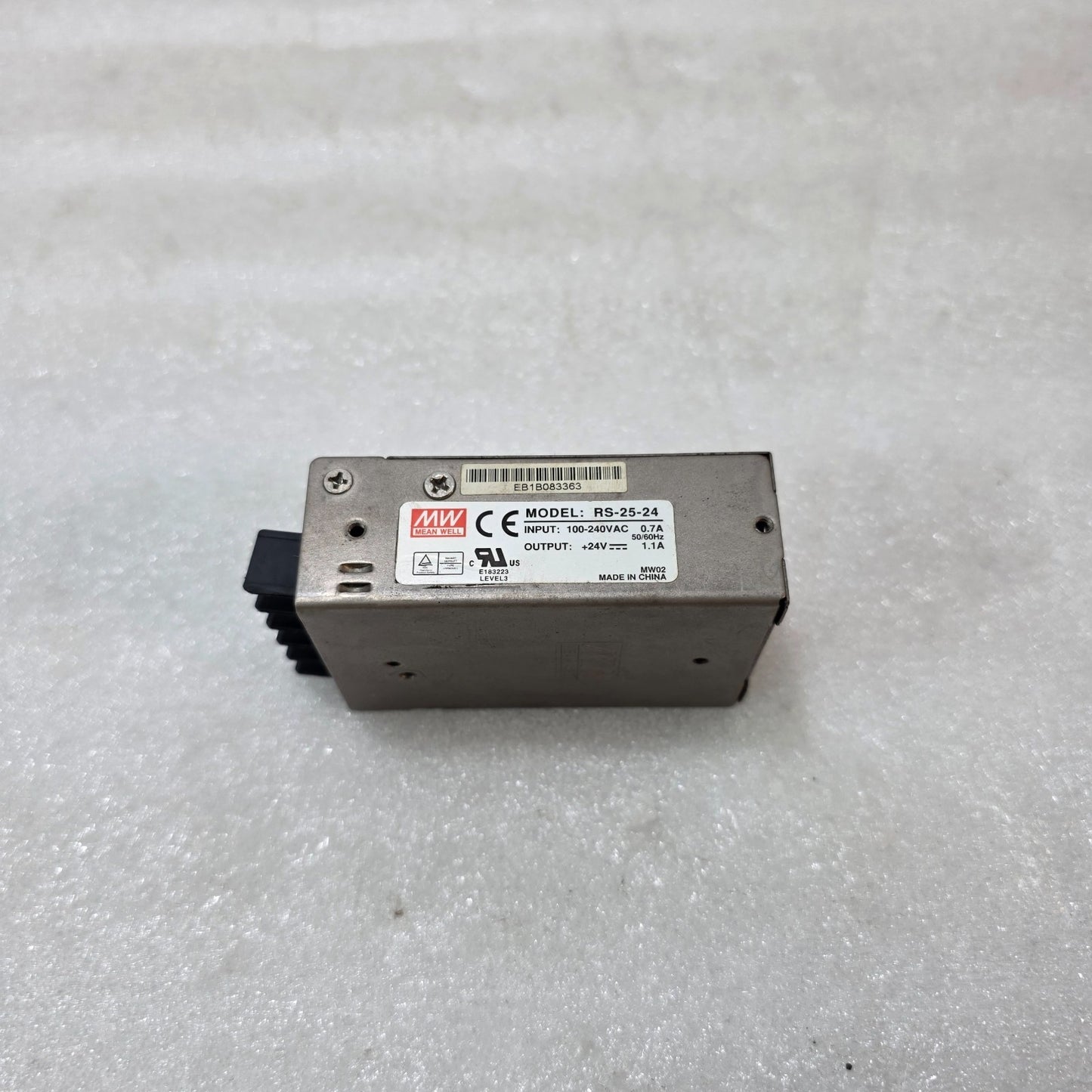 MEAN WELL RS-25-24 SMPS POWER SUPPLY 24V 1.1A 25W AC-DC CONVERTER 100–240VAC INP