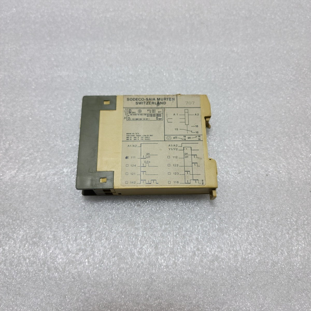 SODECO SAIA KOP 101D TIMER RELAY 24VDC