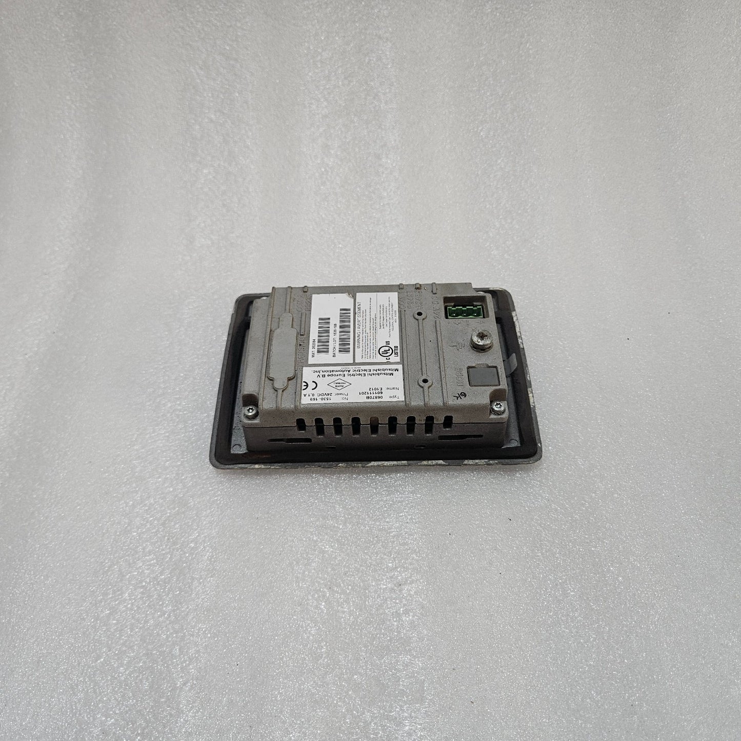 MITSUBISHI ELECTRIC E1012 OPERATOR INTERFACE 06870B 24VDC HMI PANEL 601111201