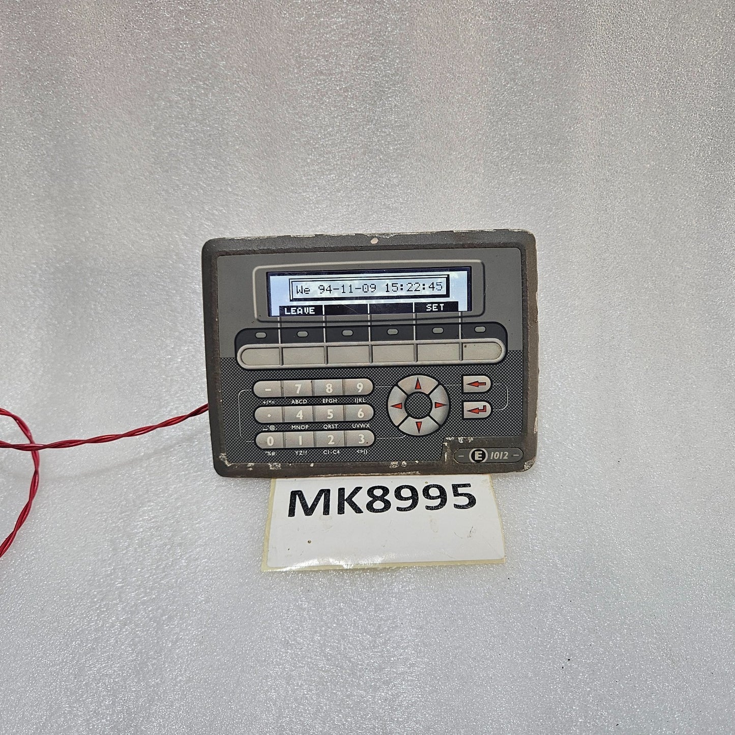 MITSUBISHI ELECTRIC E1012 OPERATOR INTERFACE 06870B 24VDC HMI PANEL 601111201