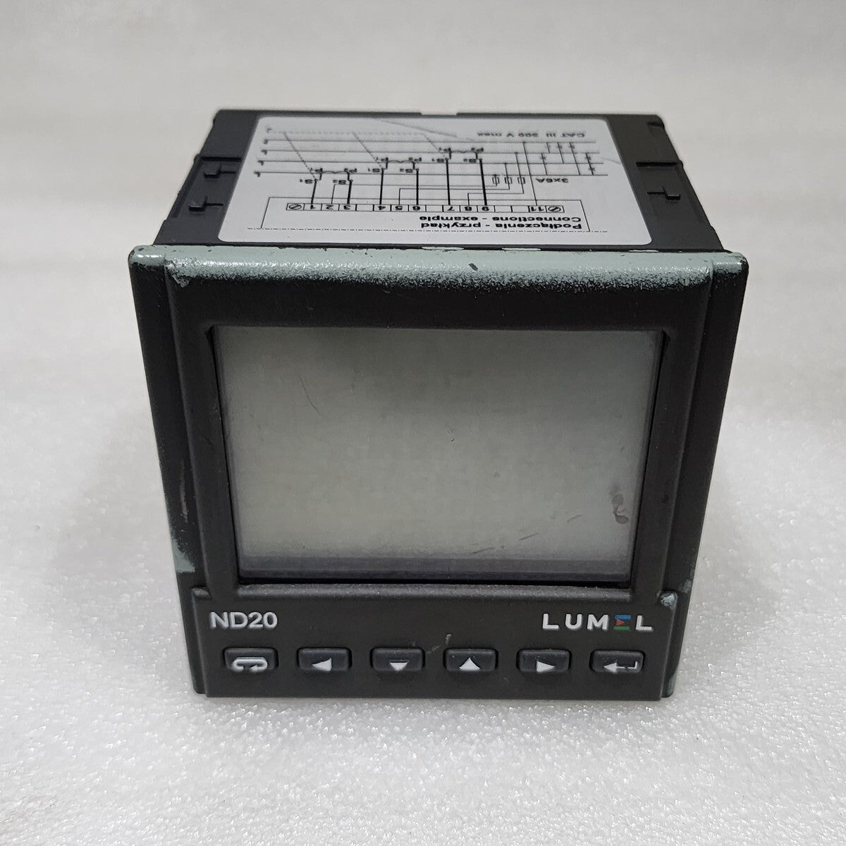 LUMEL ND20-231101E1 PROGRAMMABLE MULTIMETER 18010033 85-253 VAC/90-300 VDC