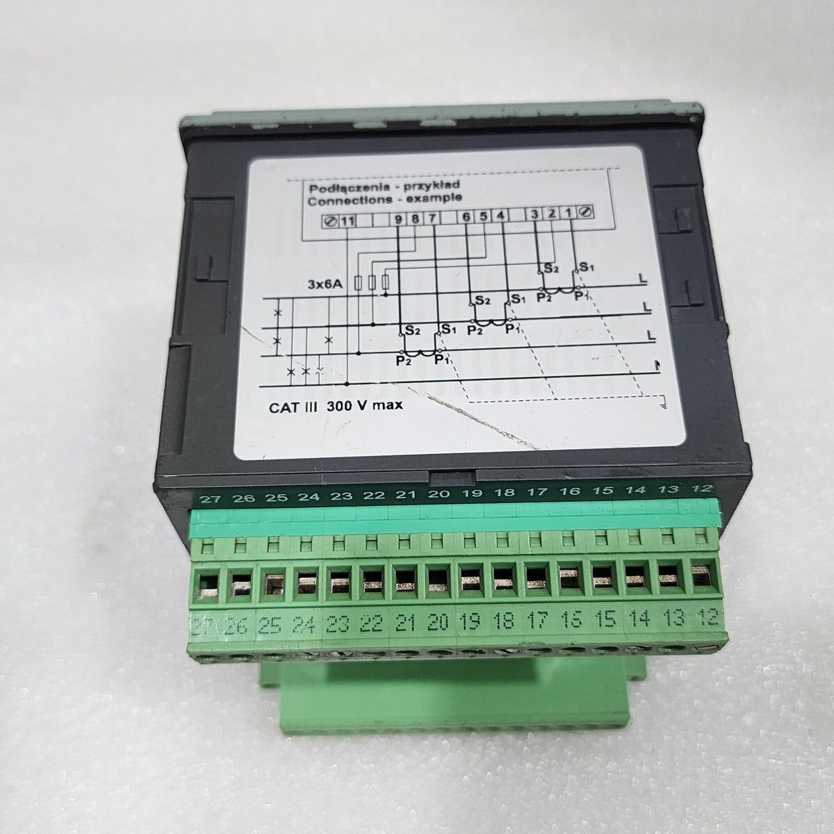 LUMEL ND20-231101E1 PROGRAMMABLE MULTIMETER 18010033 85-253 VAC/90-300 VDC