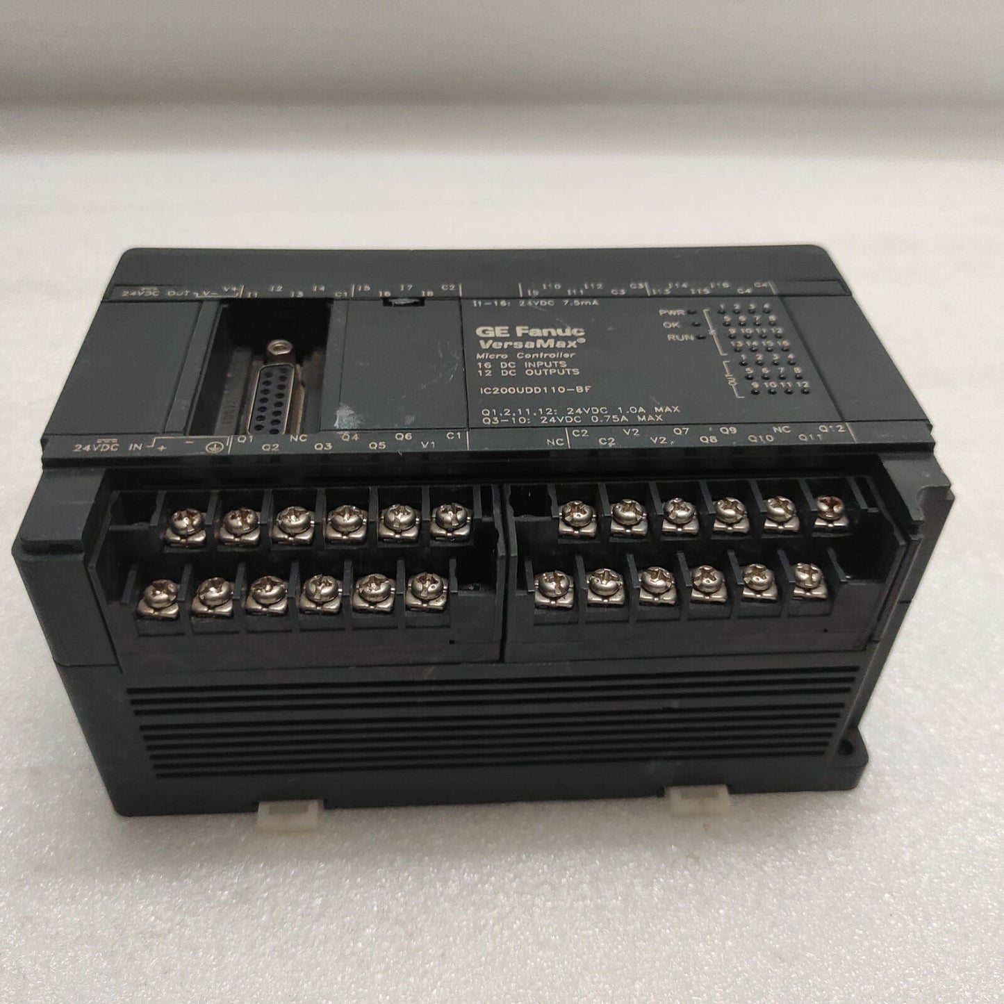 GE FANUC IC200UDD110-BF PLC VERSA MAX MICRO CONTROLLER 24VDC