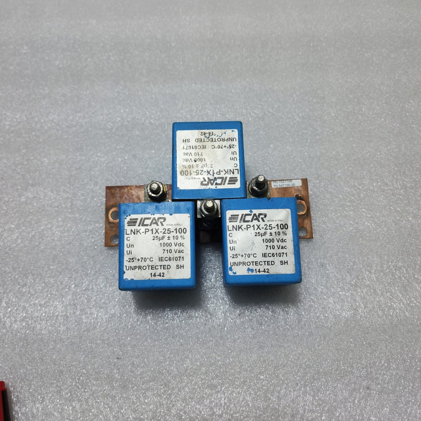 ICAR 1537700 DC LINK CAPACITORS LNK-P1X-25-100