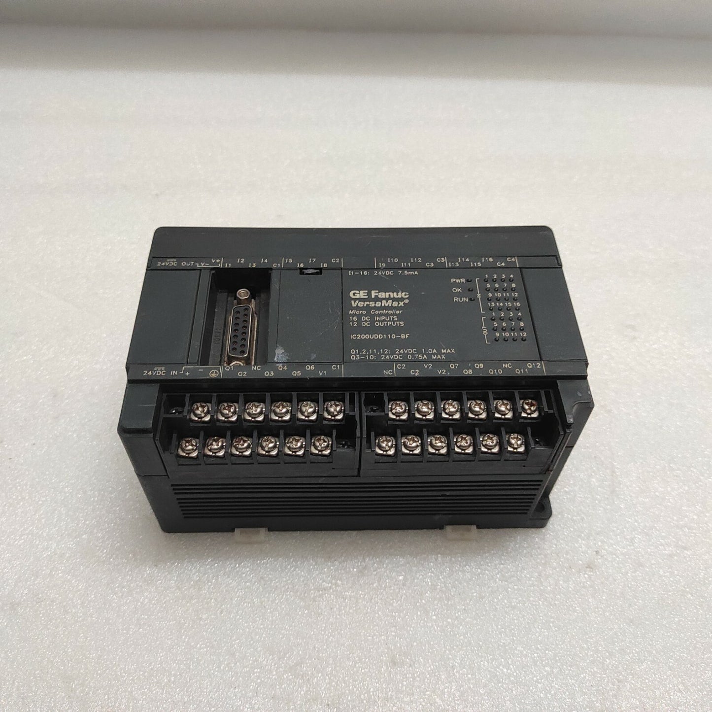 GE FANUC IC200UDD110-BF PLC VERSA MAX MICRO CONTROLLER 24VDC