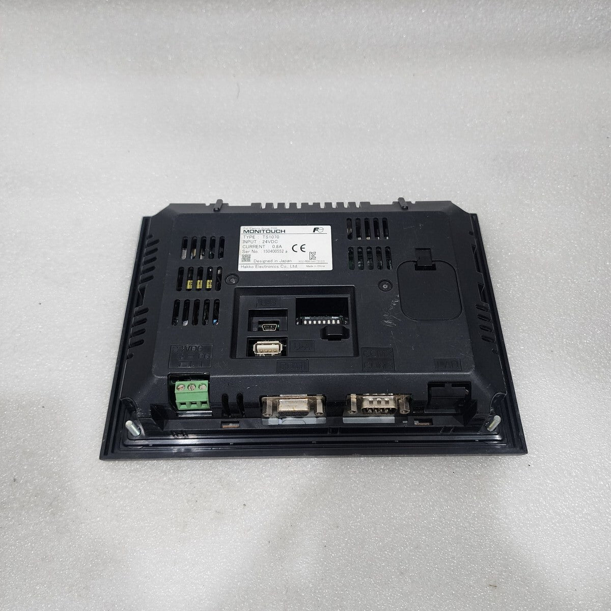 FUJI ELECTRIC MONITOUCH TS1070 HMI 24VDC HAKKO ELECTRONICS