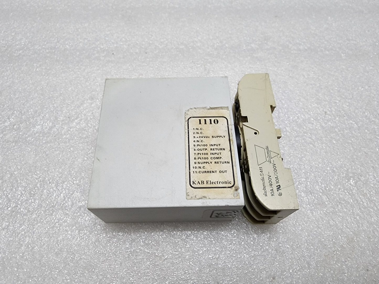 KAB ELECTRONIC 1110 PT100 TRANSMITTER