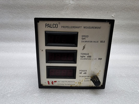 VAF INSTRUMENT PALCO PROPELLERSHAFT MEASUREMENT