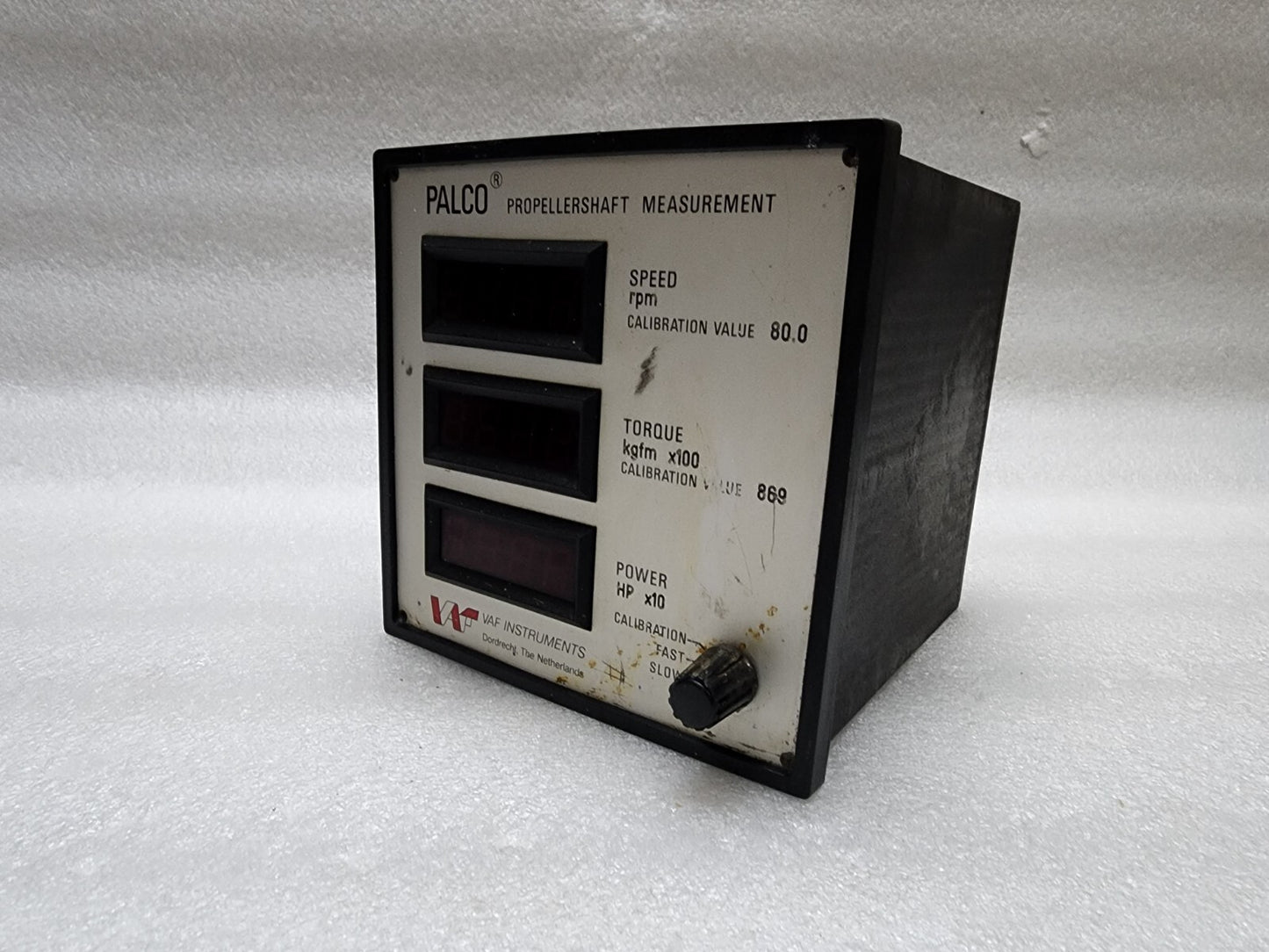 VAF INSTRUMENT PALCO PROPELLERSHAFT MEASUREMENT