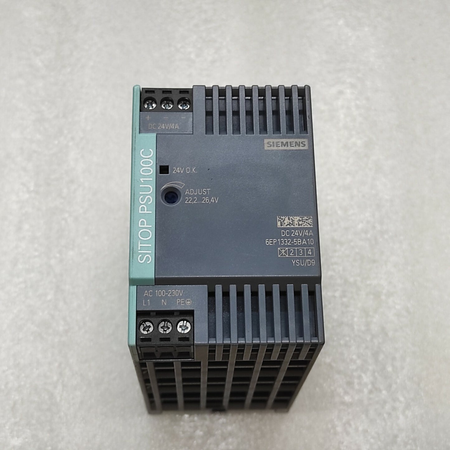 SIEMENS SITOP PSU100C 6EP1 332-5BA10 POWER SUPPLY 24VDC