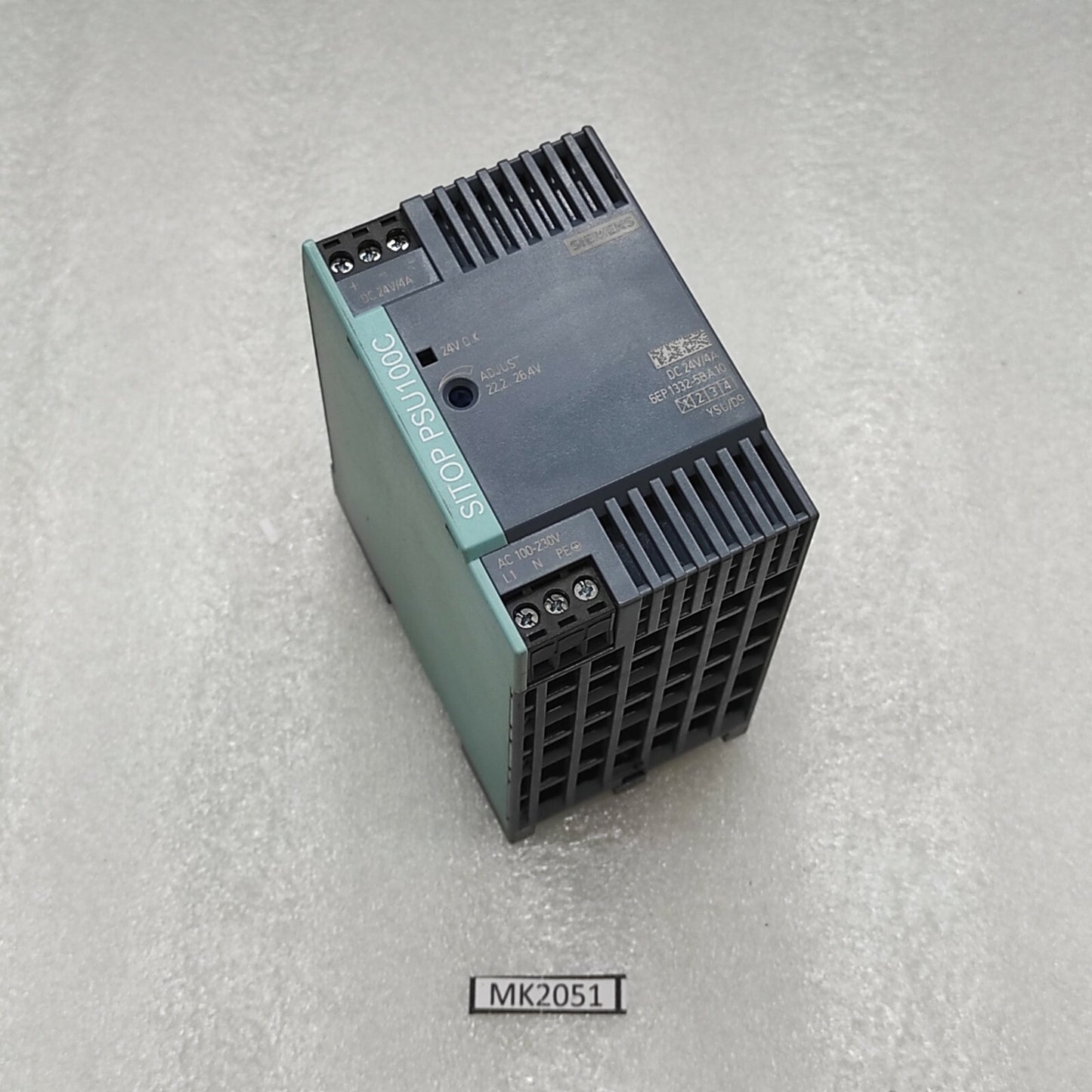 SIEMENS SITOP PSU100C 6EP1 332-5BA10 POWER SUPPLY 24VDC