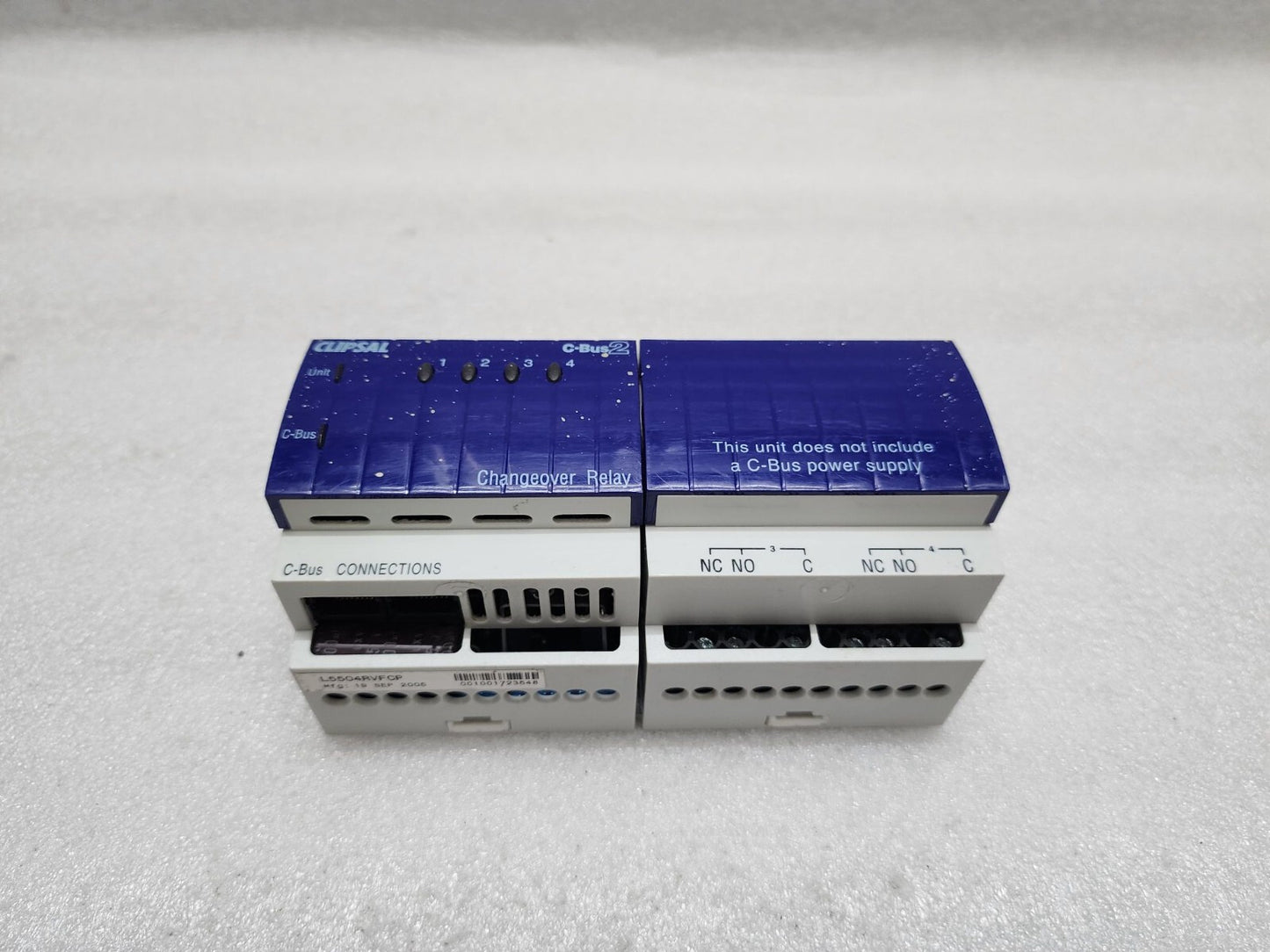 CLIPSAL L5504RVFC 4-CHANNEL VOLTAGE FREE CHANGEOVER RELAY 220-240V