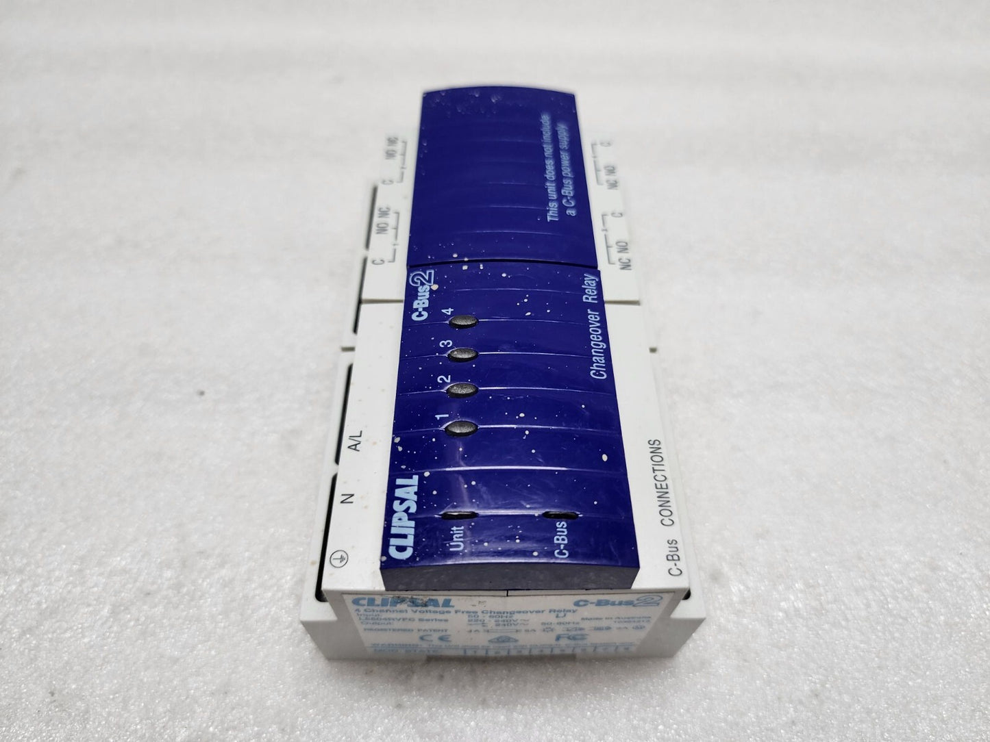 CLIPSAL L5504RVFC 4-CHANNEL VOLTAGE FREE CHANGEOVER RELAY 220-240V