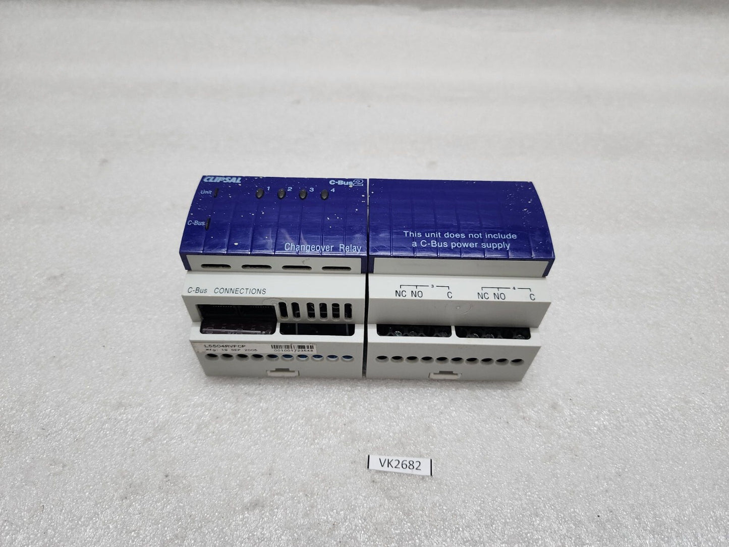 CLIPSAL L5504RVFC 4-CHANNEL VOLTAGE FREE CHANGEOVER RELAY 220-240V