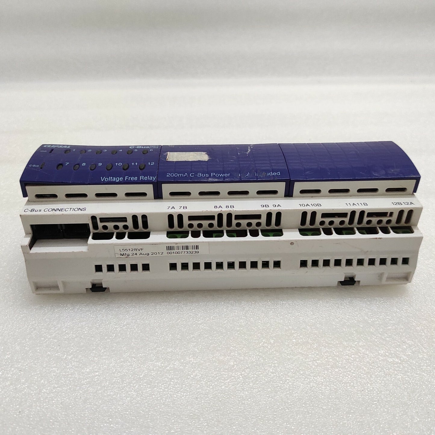 CLIPSAL C-BUS2 12-CHANNEL VOLTAGE FREE RELAY L5512RVF  220-240V FOR PARTS