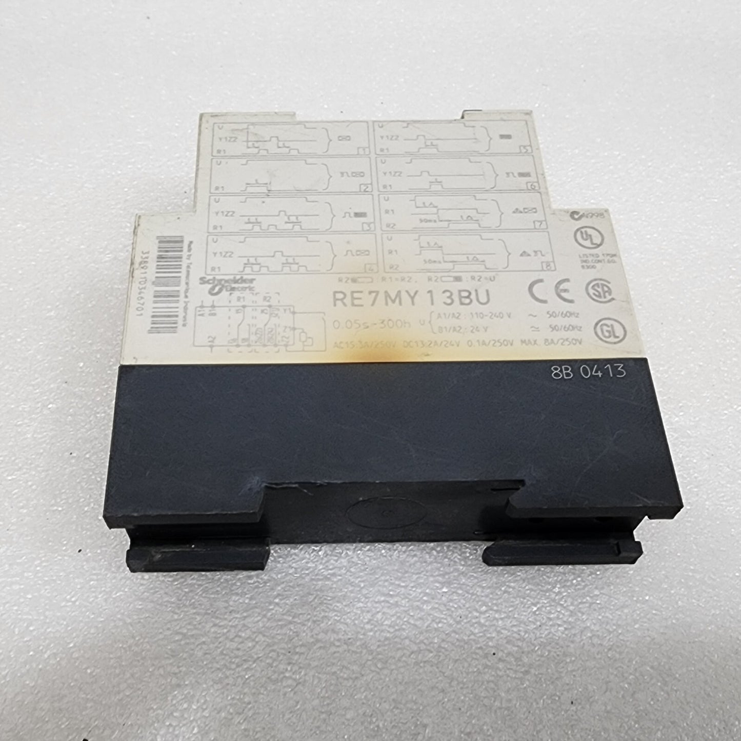 SE RE7MY13BU Time Delay Relay 0.05s-300h 110-240V/24V Telemecanique