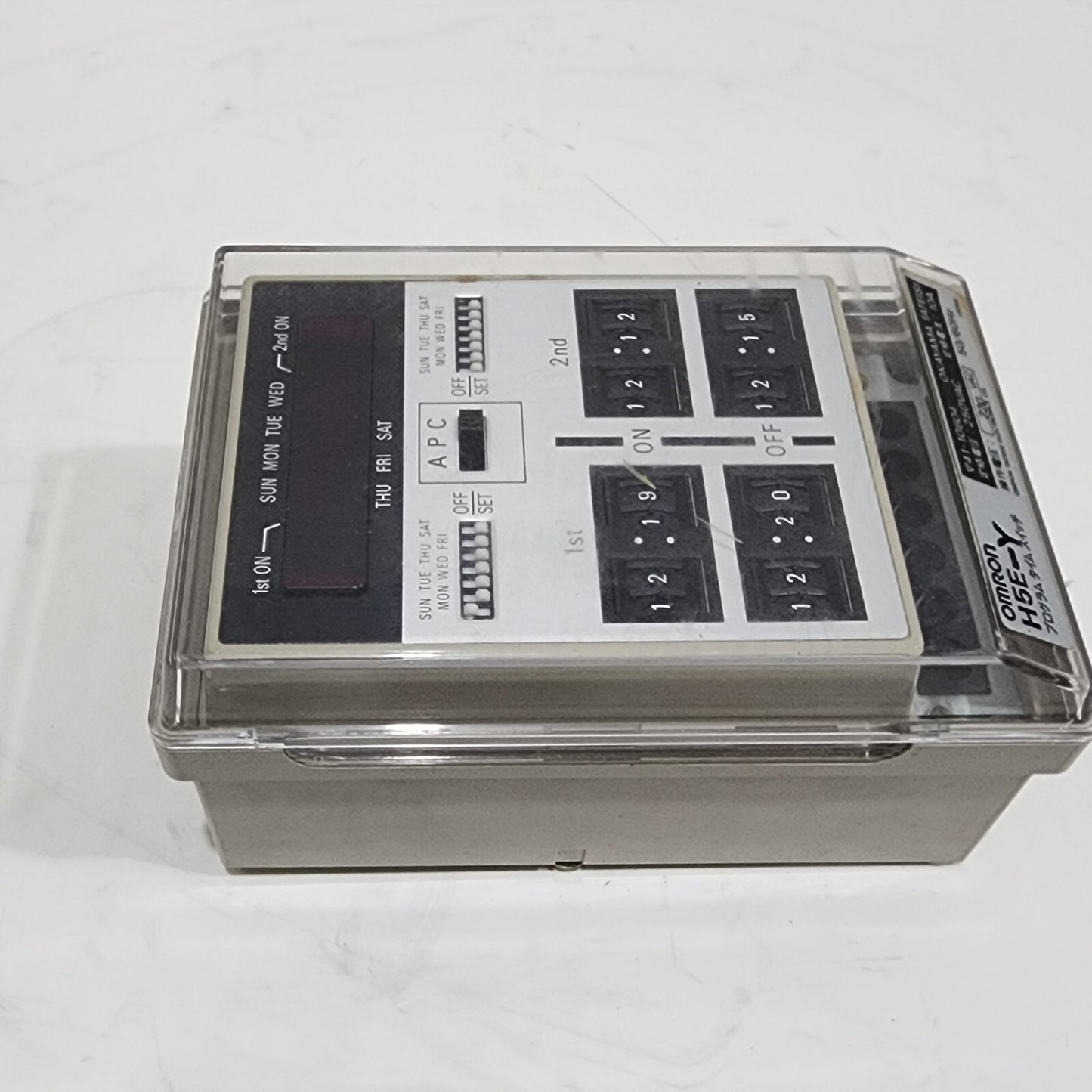 OMRON H5E-Y PROGRAMMABLE TIME SWITCH 220V OKAYAMA TATEISI V41-10604