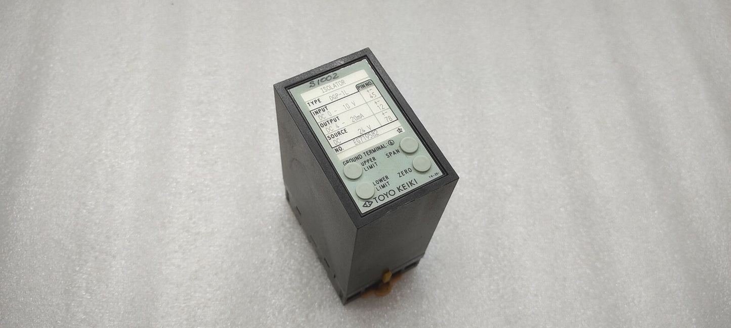 TOYO KEIKI DGP-1L ISOLATOR 24VDC