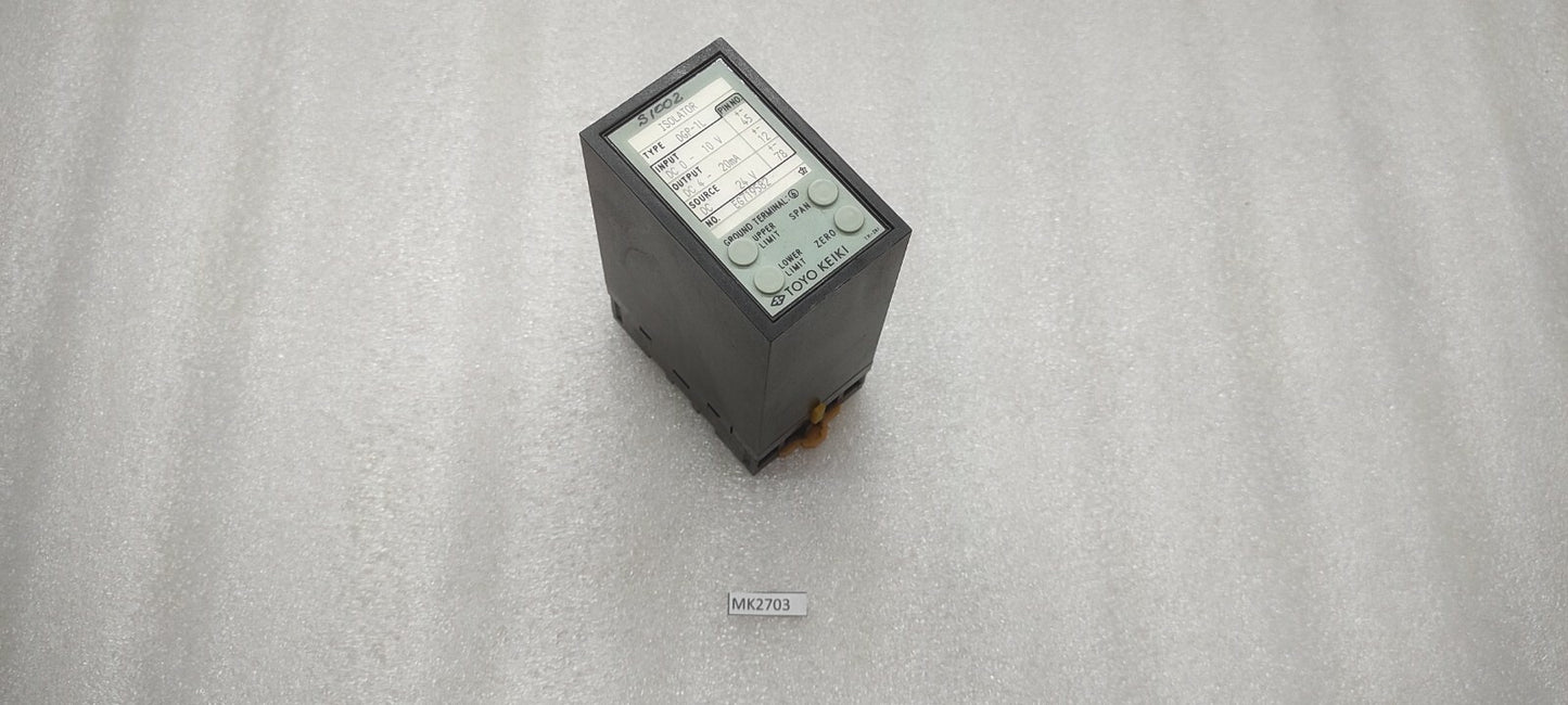TOYO KEIKI DGP-1L ISOLATOR 24VDC