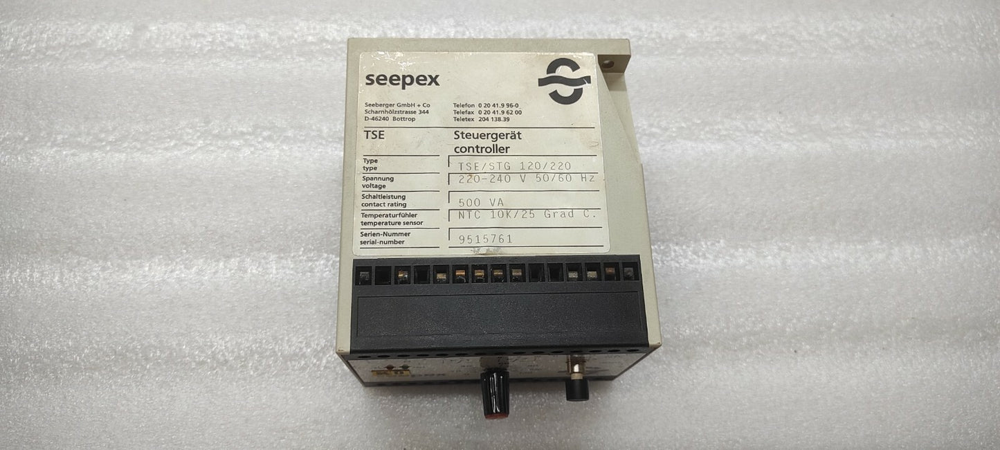 SEEPEX TSE/STG 120/220 TEMPERATURE CONTROLLER 0-120'C 220-240V